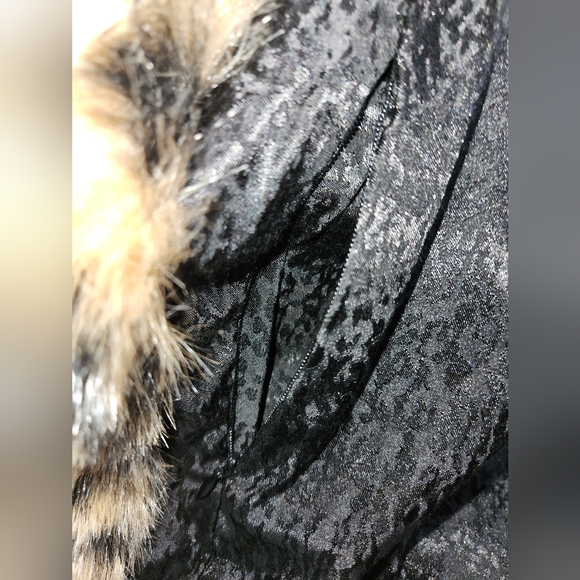 NWOT Spirit Hoods Leopard Animal Print Faux Fur Jacket (UNISEX) - Picture 10 of 10